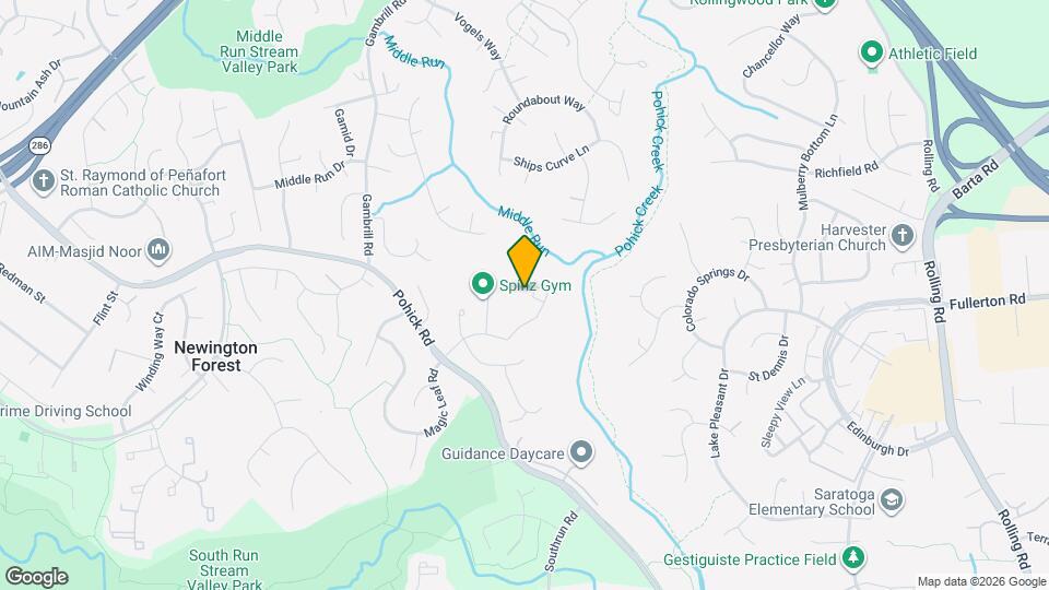7926 Pebble Brook Ct Map and Location Details
