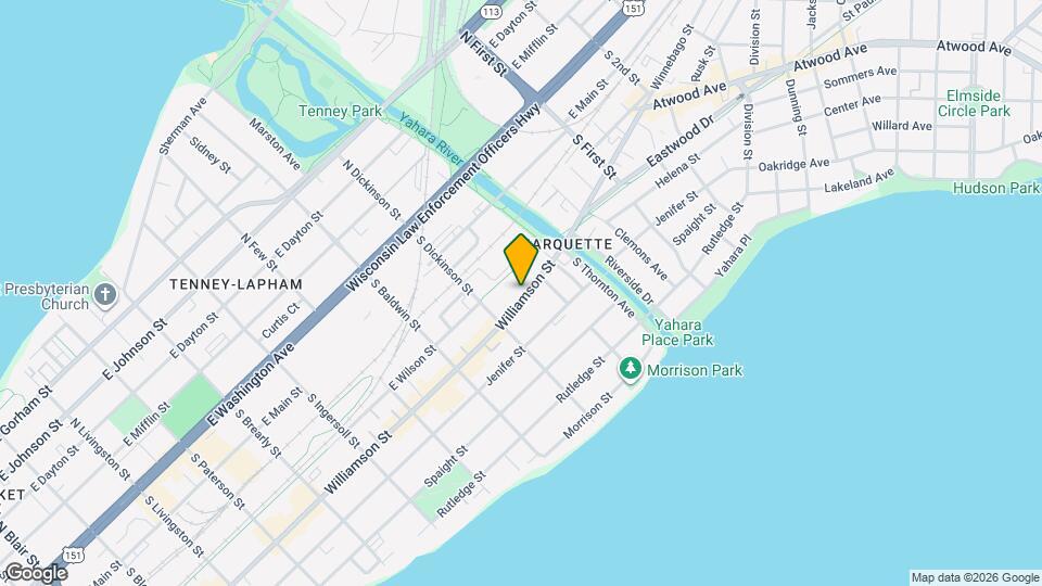 1432 Williamson St, Unit 1432 Williamson St alt 2 Mapa y Detalles de la Ubicación