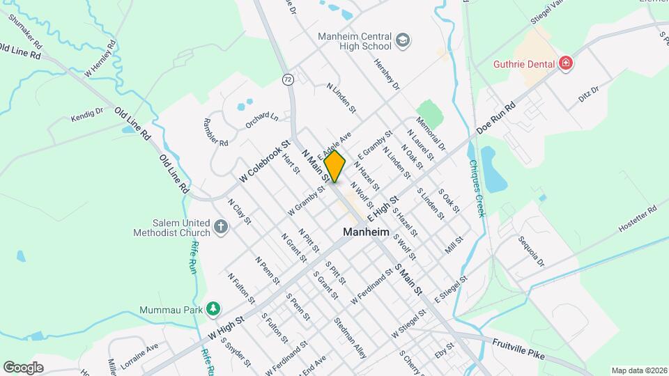 69 N Main St Mapa y Detalles de la Ubicación