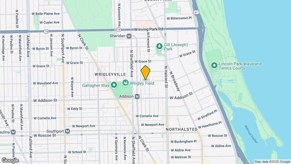 917 W Waveland Ave Map and Location Details