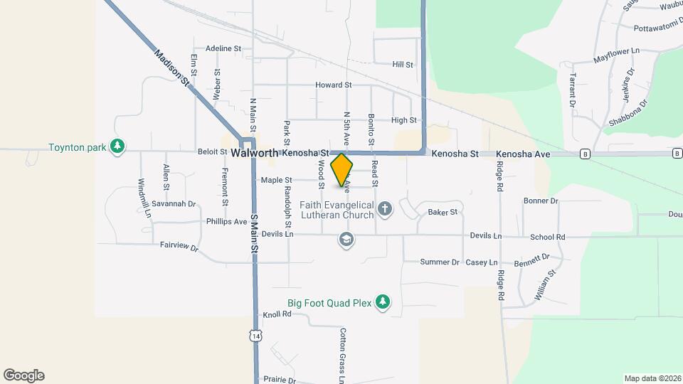 307 S 5th Ave Map and Location Details