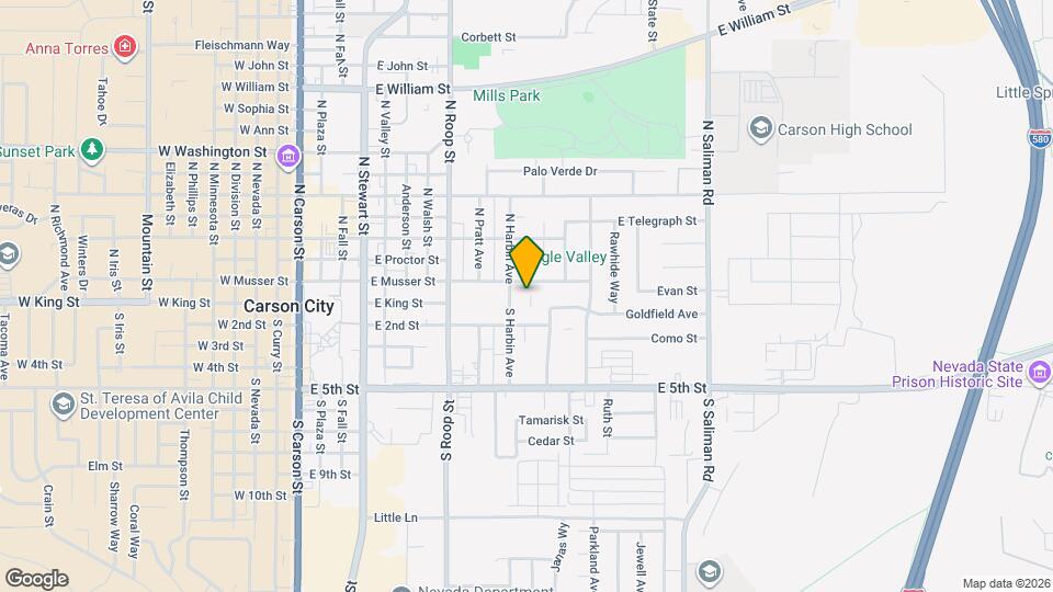 107 N Harbin Ave, Unit #1 Map and Location Details