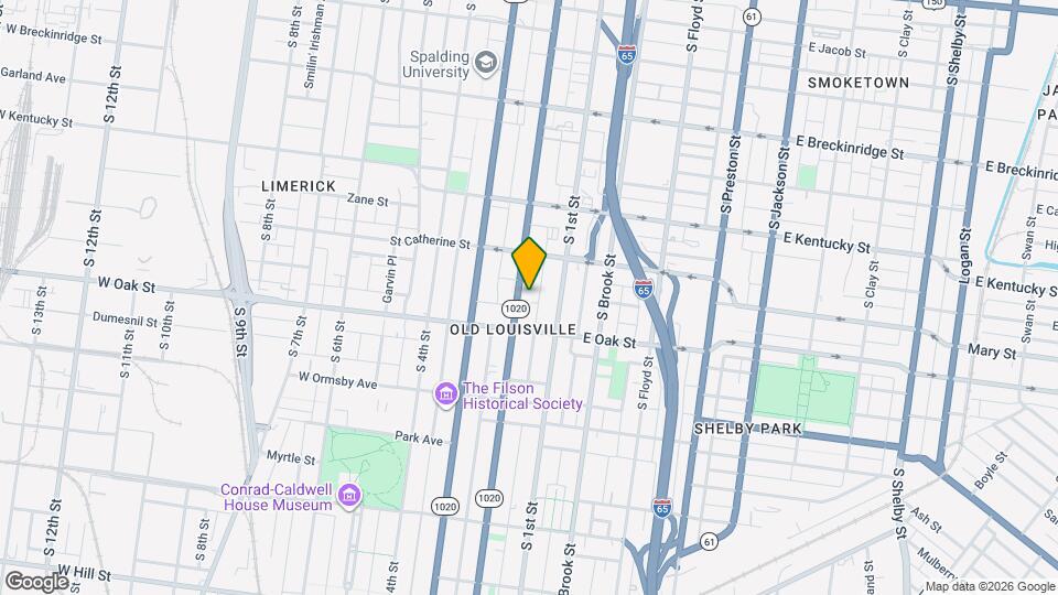 1135 S 2nd St Map and Location Details