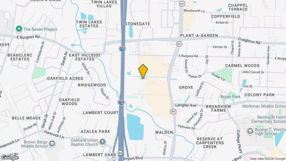 405 Schubert Drive, Apt C Map and Location Details