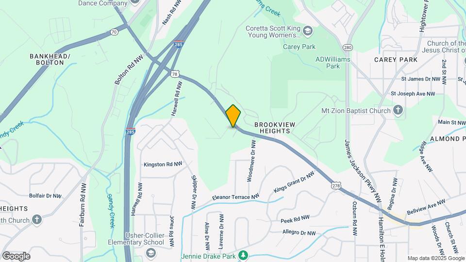3010 Donald Lee Hollowell Pkwy NW Map and Location Details