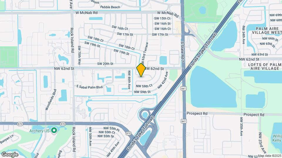 4441 NW 60th St Map and Location Details