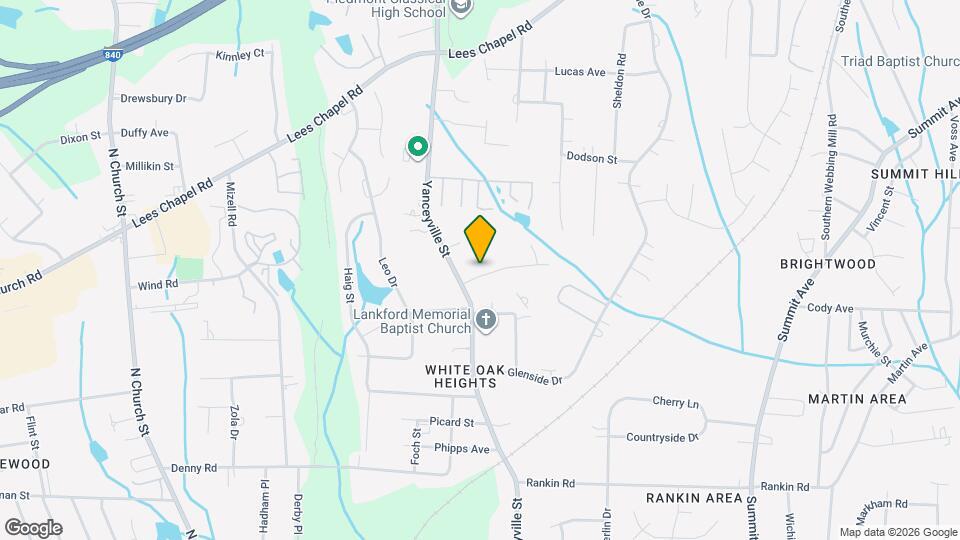 1405 Asher Downs Dr Map and Location Details