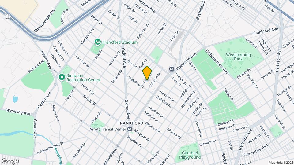 5017 Penn St Map and Location Details