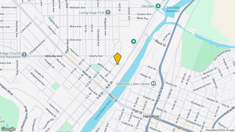 310 N C St Map and Location Details