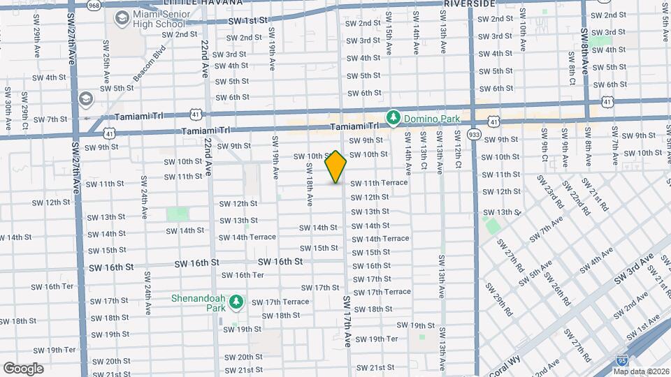1720 SW 11th Terrace Map and Location Details