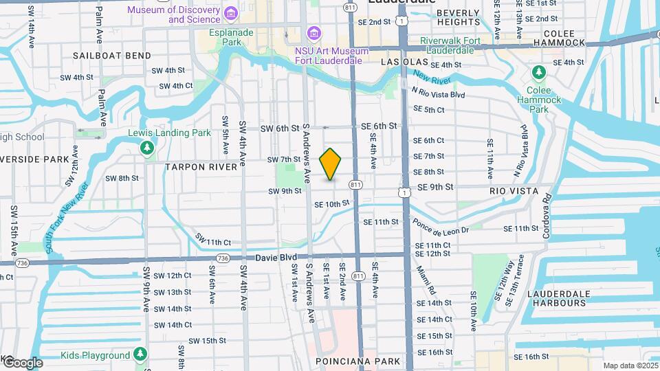 817 SE 2nd Ave Map and Location Details