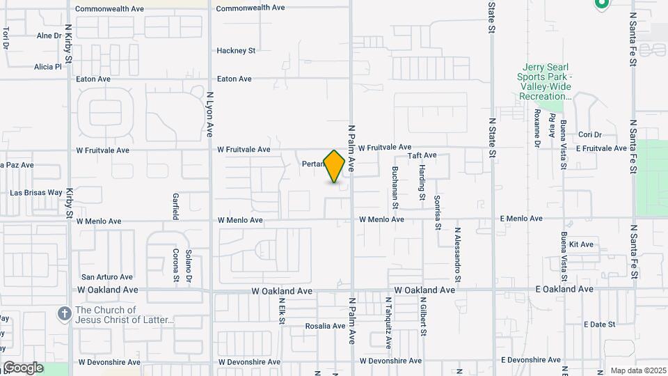 789 N Palm Ave Map and Location Details