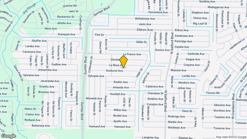 4382 Sunburst Ave Map and Location Details