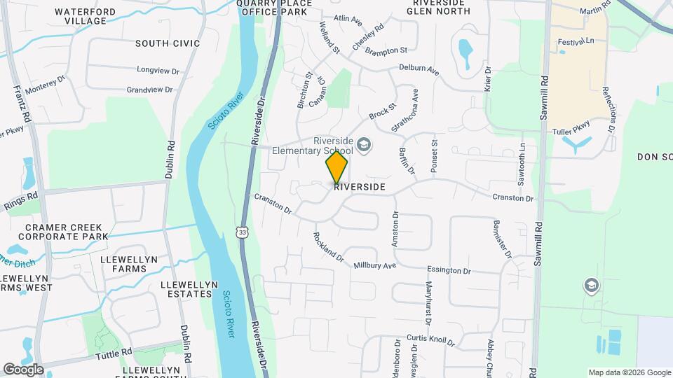 3285 Willington Dr Map and Location Details