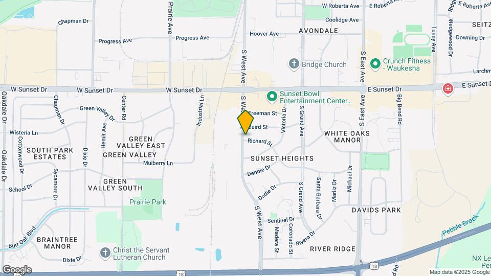 1515 S West Ave Map and Location Details