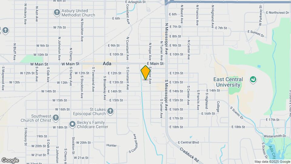 416 E 13th St Map and Location Details