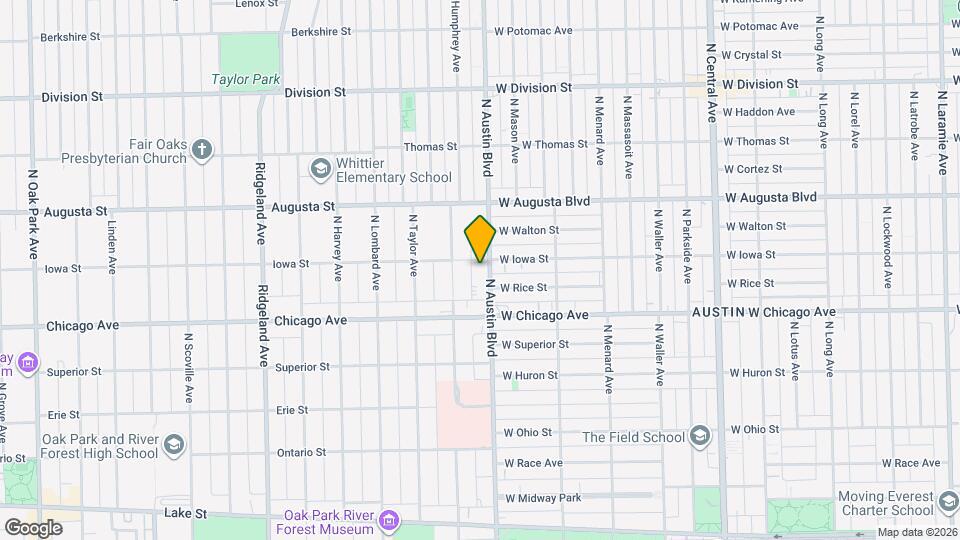 840 N Austin Blvd Map and Location Details