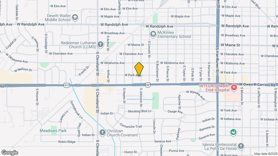 510 S Johnson St Map and Location Details