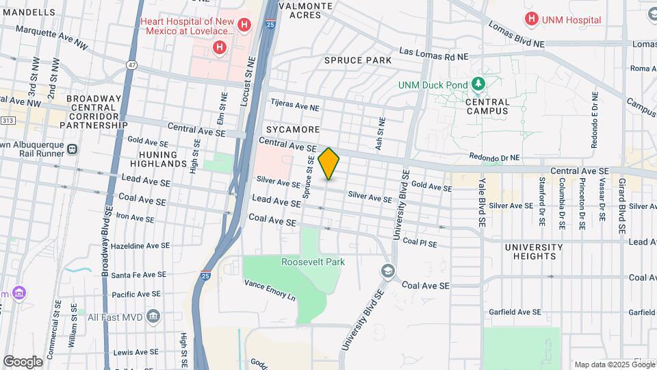 1401 Silver Ave SE Mapa y Detalles de la Ubicación
