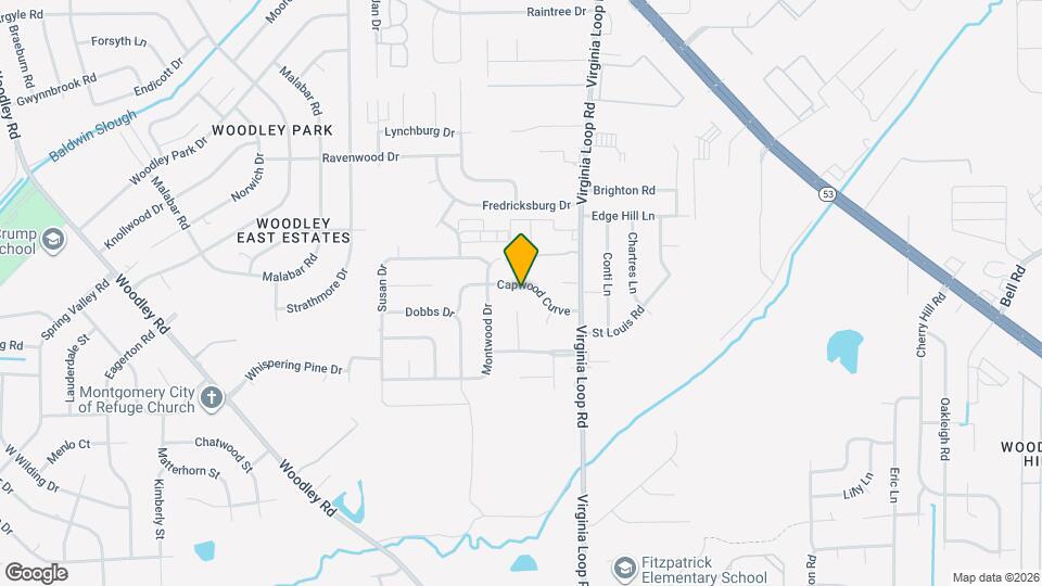 3216 Capwood Curve Map and Location Details