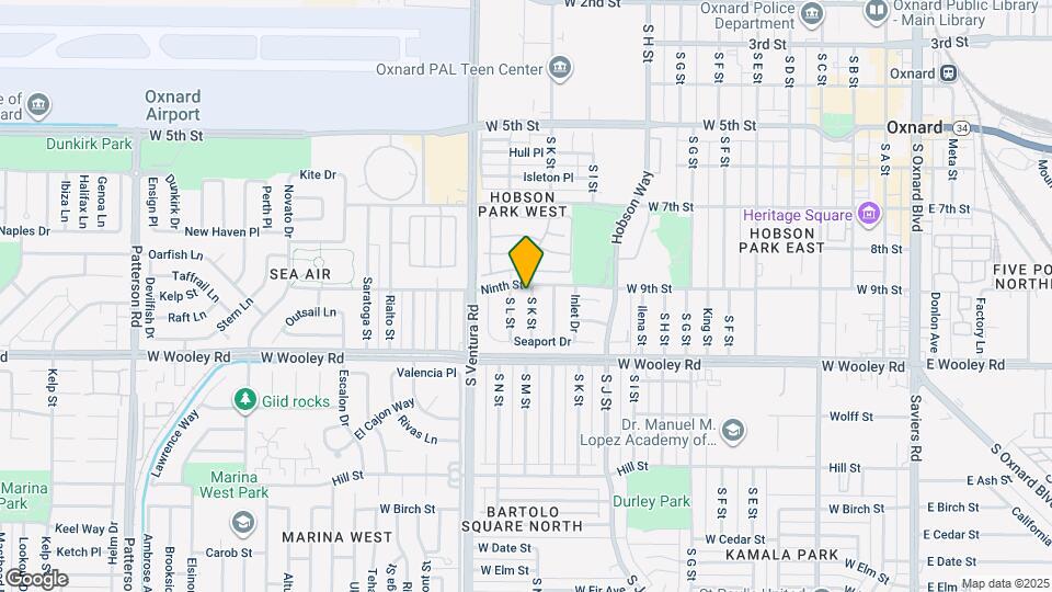 905 S K St Map and Location Details
