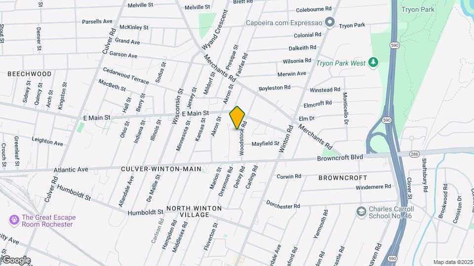 85 Woodstock Rd Map and Location Details