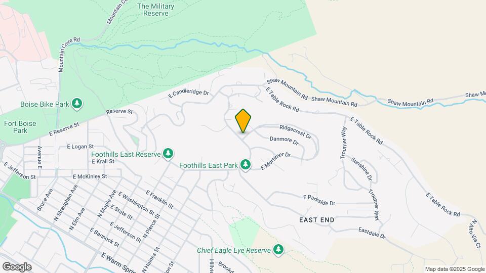 1501 E Shenandoah Ct Map and Location Details