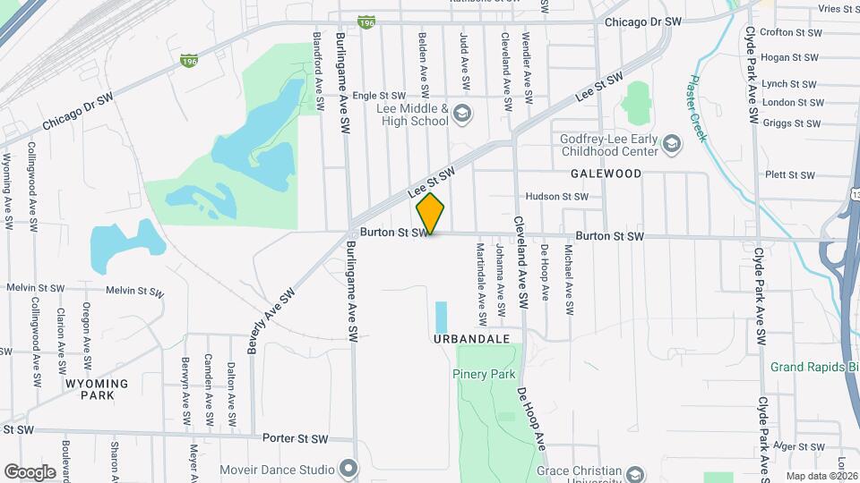 1424 Burton St SW Map and Location Details