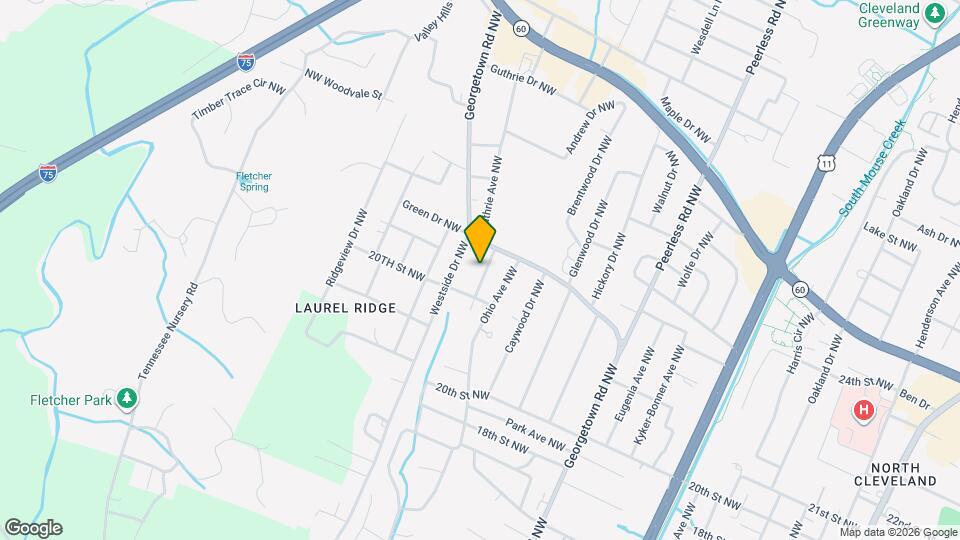 2017 Central St NW Map and Location Details