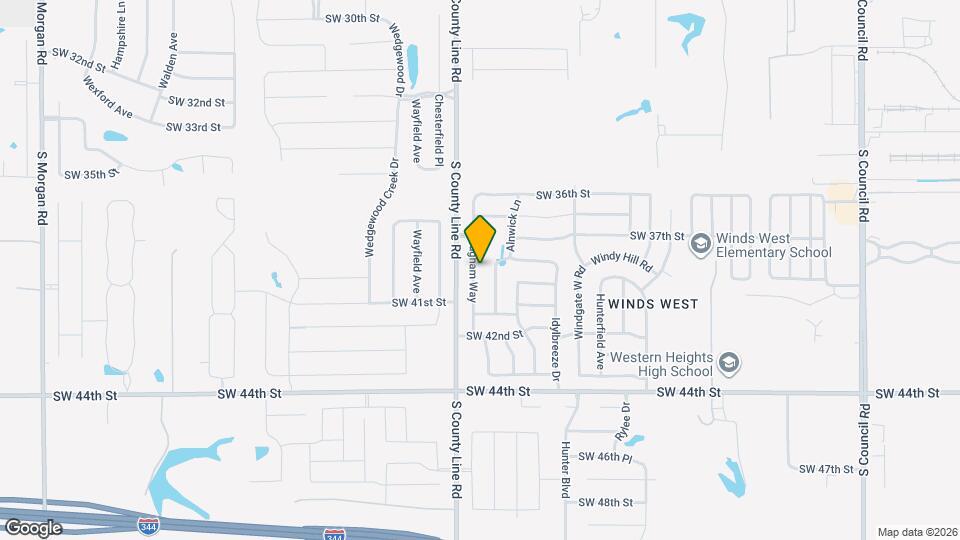 3908 Brougham Way Map and Location Details