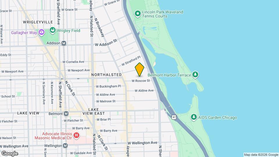 510 W Roscoe St, Unit J07P Mapa y Detalles de la Ubicación