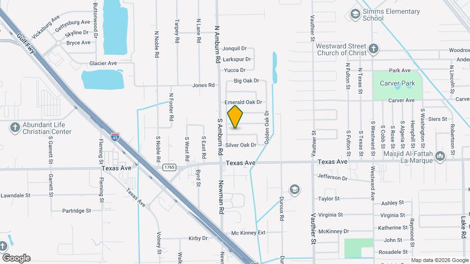 8004 Fallen Oak Ln Map and Location Details