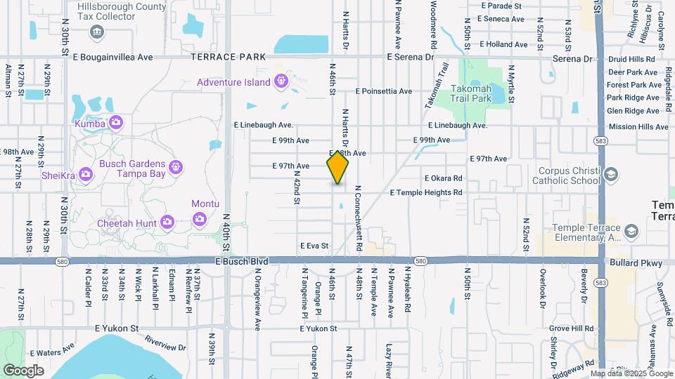 4604 E Temple Heights Rd Map and Location Details