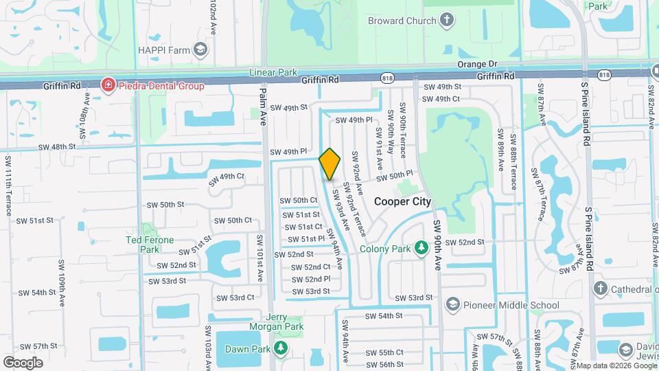 5051 SW 93rd Ave Map and Location Details