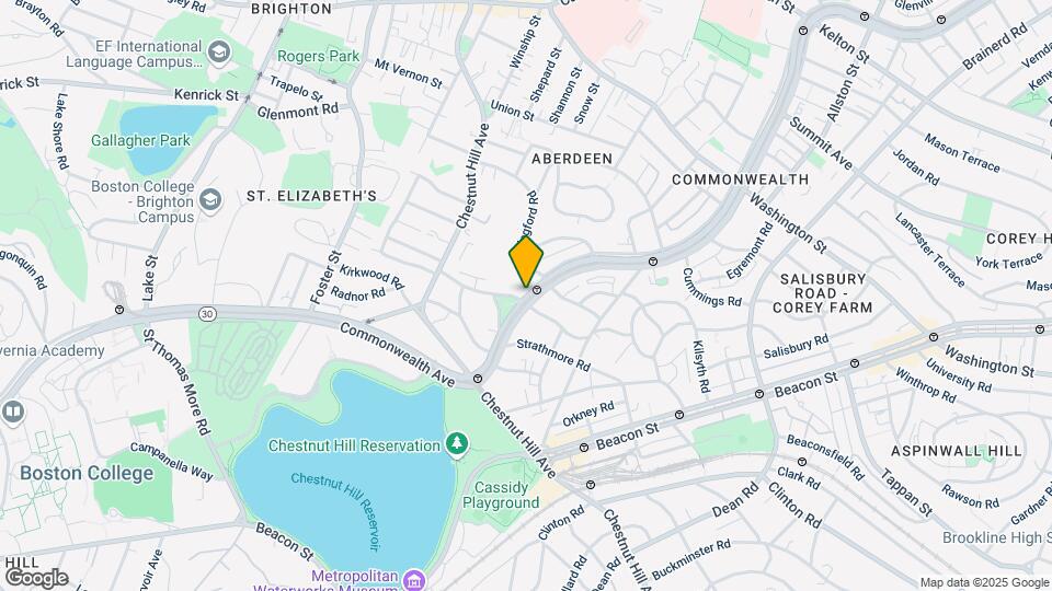 1799 Commonwealth Ave, Unit 20 Map and Location Details