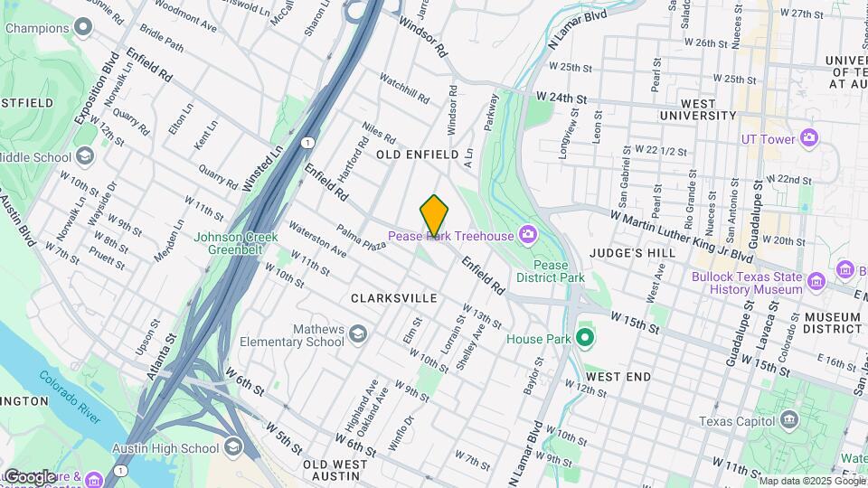 1513 Enfield Rd Map and Location Details