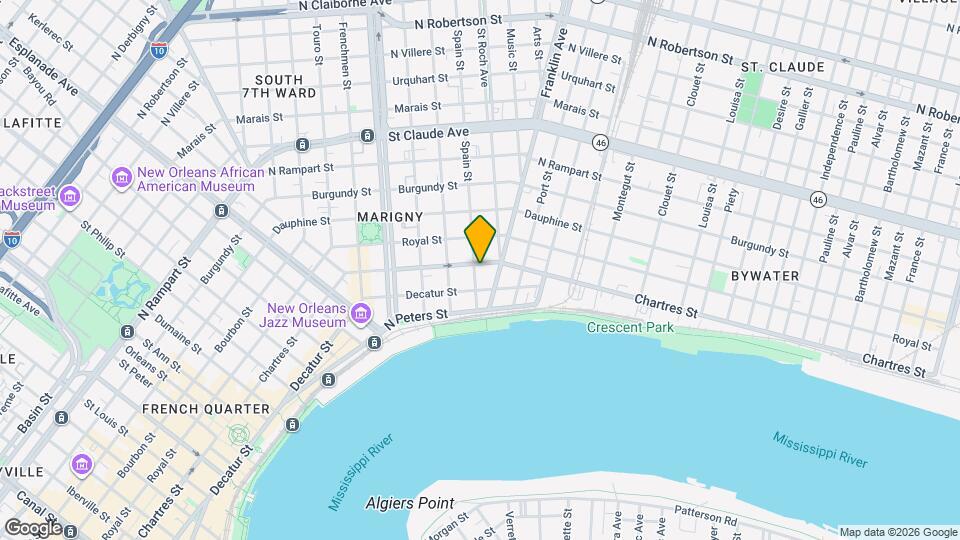 533 Spain St, Unit Upper Mapa y Detalles de la Ubicación