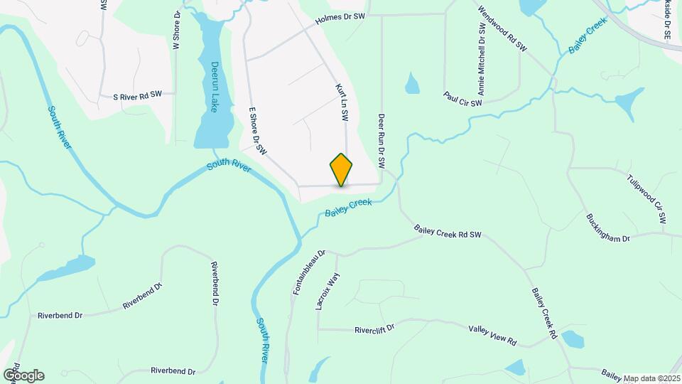 1760 Deer Run Dr SW Map and Location Details