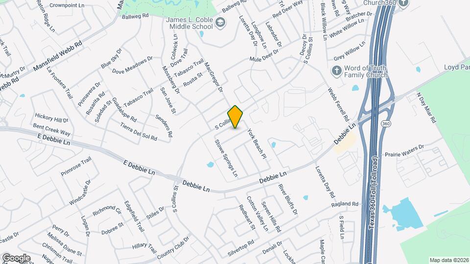 811 Wild Prairie Dr Map and Location Details