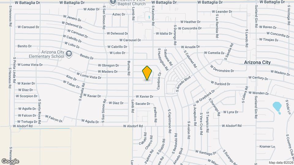 10919 W Carmelita Cir Mapa y Detalles de la Ubicación
