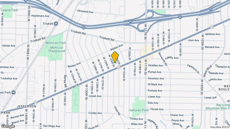 3389 W 125th St Map and Location Details