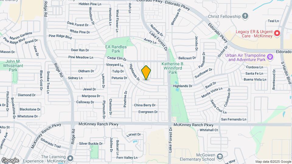 5208 Highlands Dr Map and Location Details