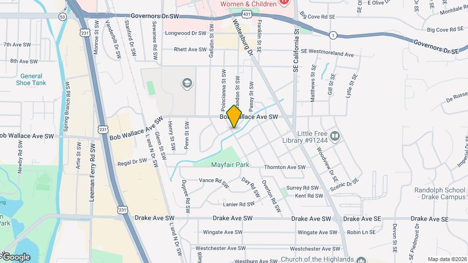 2415 Bonita Dr SW Map and Location Details