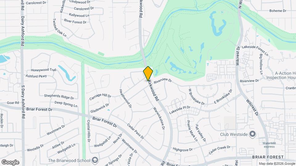 11838 Riverview Dr Map and Location Details