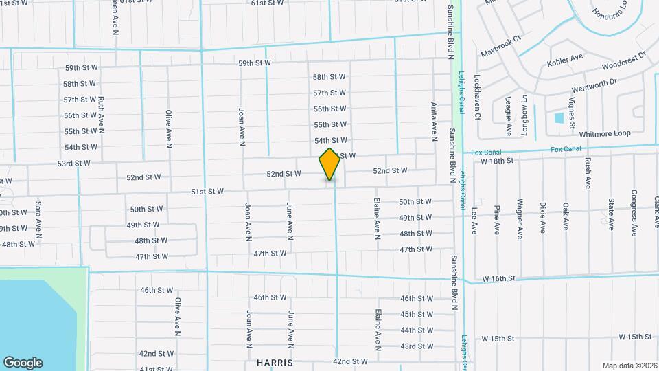 5100 Hanna Ave N Map and Location Details