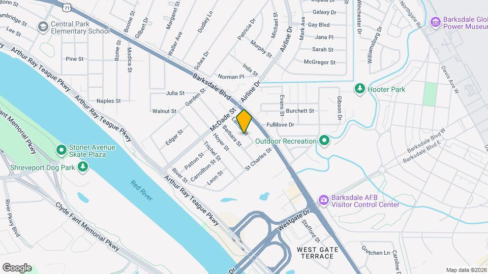 2560 Lamar St Map and Location Details