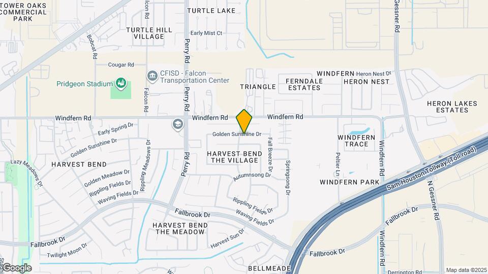 9167 Golden Sunshine Dr Map and Location Details