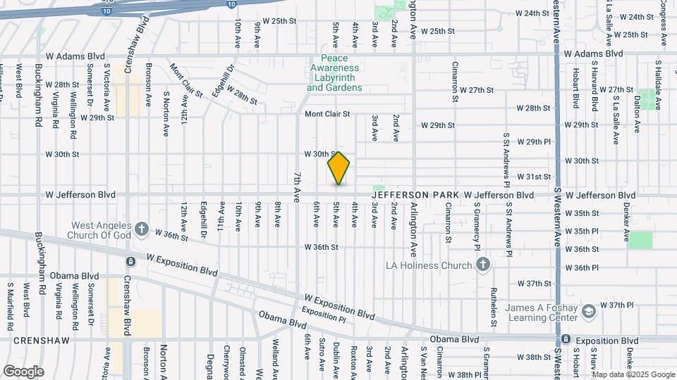2433 W Jefferson Blvd Map and Location Details