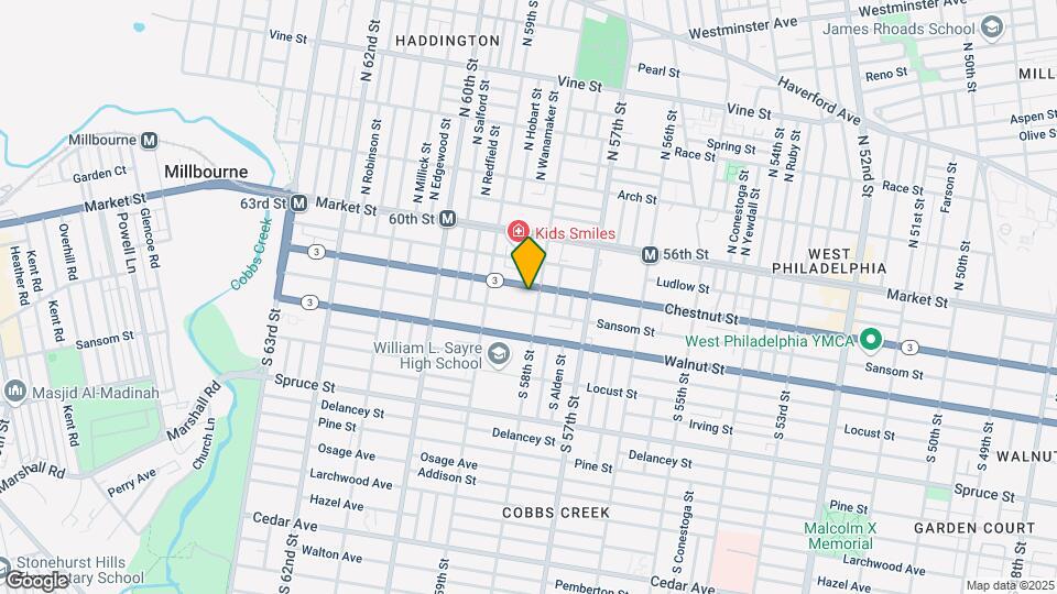 5808 Chestnut St Mapa y Detalles de la Ubicación