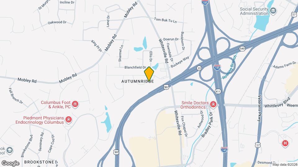 1452 Foxcroft Loop Map and Location Details